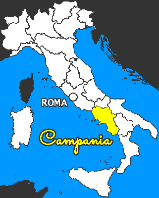 Mappa della Campania